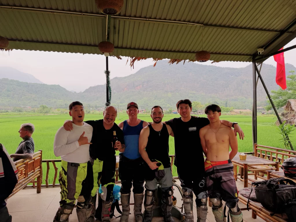 End a riding day in Mai Chau