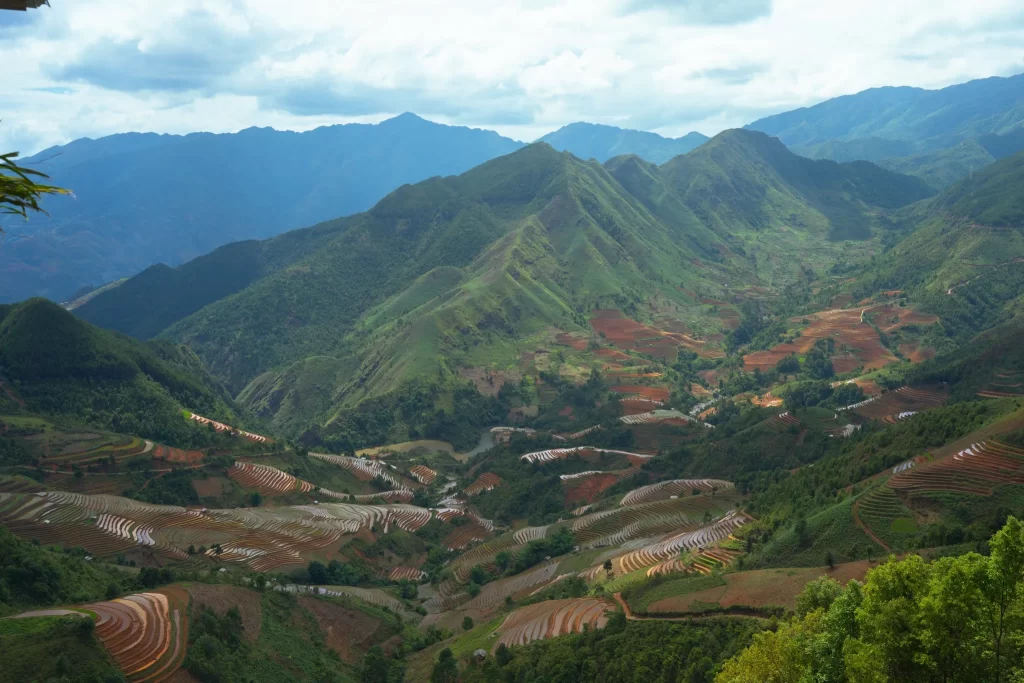 Rice terraces in Mu Cang Chai