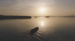 Sunset Thac Ba Lake